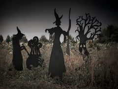 EUROPALMS Silhouette Metal Ghost Tree, 150cm
