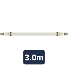 AV:Link Cat6 Patch Lead UTP Prise RJ45 vers prise RJ45 3,0 m