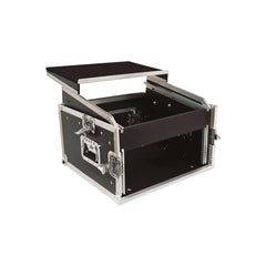 15-4140 BST RMC6U Flightcase Mixer Rack inkl. Laptop-Regal 19" 10U + 4U Flightcase DJ PA *B-Ware