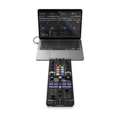 Reloop Mixtour Pro 4-Deck All-In-One tragbarer DJ-Controller, Algoriddim Djay Pro