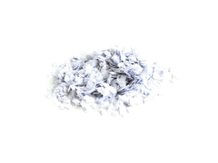 TCM FX Slowfall Confettis Flocons de neige 10x10mm, blanc, 1kg