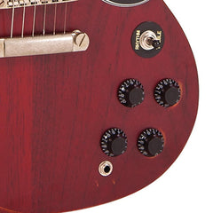 Vintage Vs6 Icon  - Distressed Cherry Red