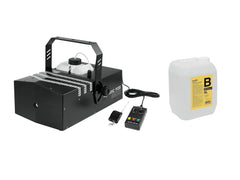 EUROLITE Set Dynamic Fog 1200 + Liquide de fumée -B2D- 5l