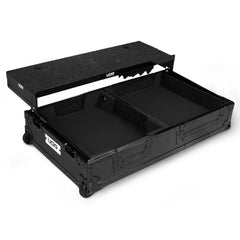 UDG FlightCase Scratch (Turntable Battle/PLX-CRSS12 & 10"/12" Mixer)  Black Plus (Laptop, Trolley & Wheels)