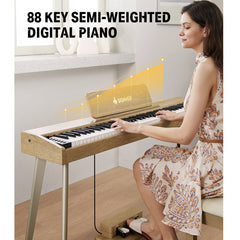 Donner DDP60 - Semi-Weighted Upright Digital Piano