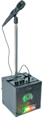 PLS Party-Singer Active Karaoke Set with LED Light Effect, Mic & Stand