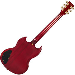 Vintage Vs6 3 Pick Up Guitar - Gold Hardware - Cherry Red
