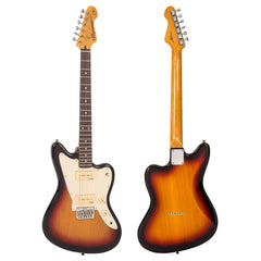 Vintage V65 Hardtail Electric Guitar - Tobacco Sunburst