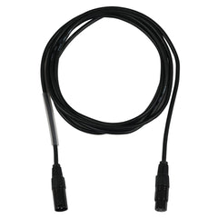 LEDJ 2m 3-Pin Male XLR - 3-Pin Female XLR DMX Cable