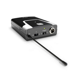 LD Systems U308 BPL Kabelloses Mikrofonsystem mit Taschensender und Lavalier-Mikrofon – 823–832 MHz + 863–865 MHz
