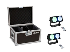 Eurolite Set 2X Led Cbb-2 Cob Rgb Bar + Case