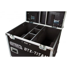 JV Case Flightcase pour 2x tête mobile Briteq BTX-TITAN