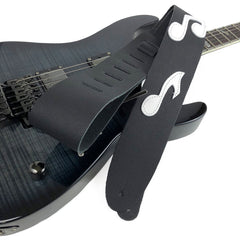 Perris 217 2.5" Famous Guitar Strap With Musical Notes Black