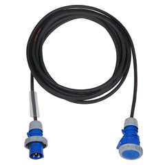 eLumen8 1,5 m 2,5 mm IP67 Blaues 16A-Stecker - 16A-Buchsenkabel