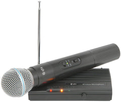 QTX VH45B VHF Wireless Microphone Handheld Radio 174.50 Compact DJ Disco Karaoke