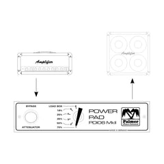 Palmer PDI 06 L 08 Power Attenuator 8 Ohms