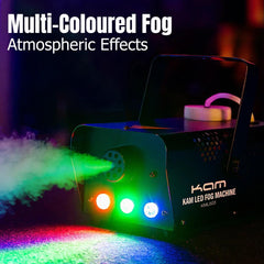KAM LED Fog Machine 400W inc remote & 5L smoke fluid