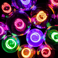 Prolite 4W LED ST64 Spiral Funky Filament Lamp ES