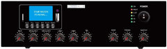 Monacor 60W PA-Mischverstärker mit Media Player, BT und DAB+ 