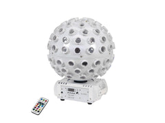 2x Eurolite LED B-40 Laser effet boule miroir Starburst stratosphère éclairage DMX