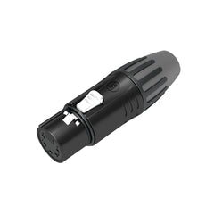 Seetronic 5-Pin 5P Female XLR Black SCMF5-B