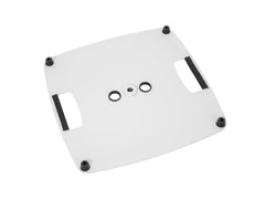 OMNITRONIC BPS-2 Lautsprecherständer, quadratische Basis, Weiß