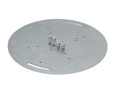 Plaque de base en acier Alutruss ronde type A