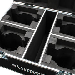 elumen8 Quad 1RE Beam Flight Case Moving Head Flightcase