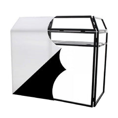 ZZip Foldable DJ Booth inc White/Black Scrim *B-Stock
