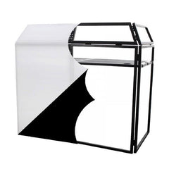 Cabine DJ pliable ZZip avec canevas blanc/noir *Stock B