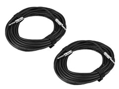 2x Soundlab 1/4" Jack Speaker Cable (3m)