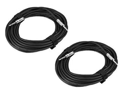 2x Soundlab 1/4" Jack Speaker Cable (3m)