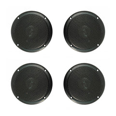 4 haut-parleurs de plafond étanches Electrovision 6" (noir)