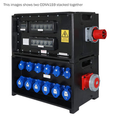 Boîte de distribution PCE MERZ 63A 3PH RCBO avec Pass Thru