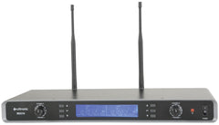 Citronic RU210-H Dual UHF Beltpack Headset Ansteckmikrofonsystem Drahtloses Funkmikrofon
