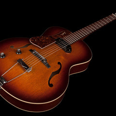 Godin 5th Avenue P90 Left Handed Semi Acoustic Guitar - Cognac Burst Kingpin