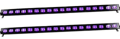 2x Ibiza Light 1M LED UV Bar Ultraviolett 