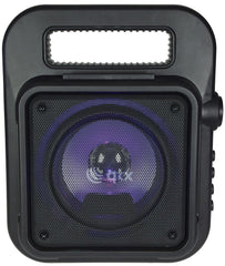 QTX Effect Portable Bluetooth Party Speaker Sound System inc Microphone