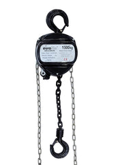 Palan à chaîne Eurolite 6M/1,5T Noir