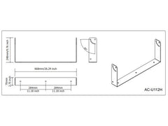 FBT Archon AC-U 110H Wandhalterung für Archon 110, horizontal