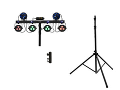 Eurolite Set Led Kls Laser Bar Next Fx Light Set + Support pour système d'enceintes M-4