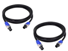 2x Neutrik 2 Core Speakon Kabel (5m)