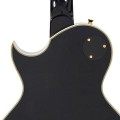 Vintage V100 Guitar 2w90 - Gold Hardware - Gloss Black
