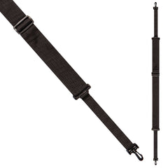 Perri 83 2in Poly Pro Webbing Banjo Strap - Black 36in - 53in