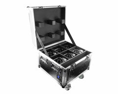 Chauvet Professional WELL Fit 6-pack (black) in Charging Case (IP65 rated)