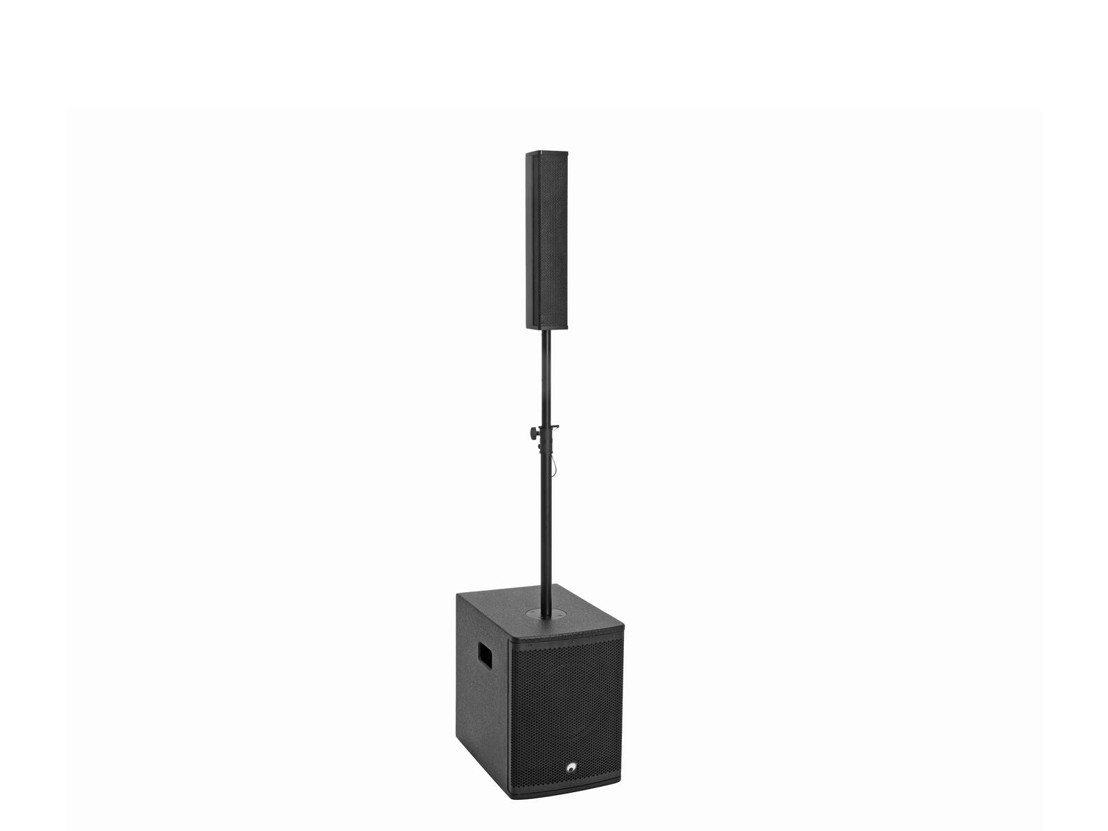 Omnitronic ROD-1043 350W RMS Portable Column PA System DSP, Mixer, and ...