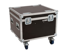 ROADINGER Flightcase 4x LED Theater COB 100 Serie mit Rollen