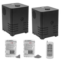 2x Ghost Nova Spark 500W Cold-Spark FX Machine inc remote & 50g powder bundle