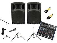 QTX 800W, 6 Channel PA Sound System with 12