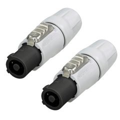 2x Neutrik Powercon NAC3FCB Lautsprecherstecker